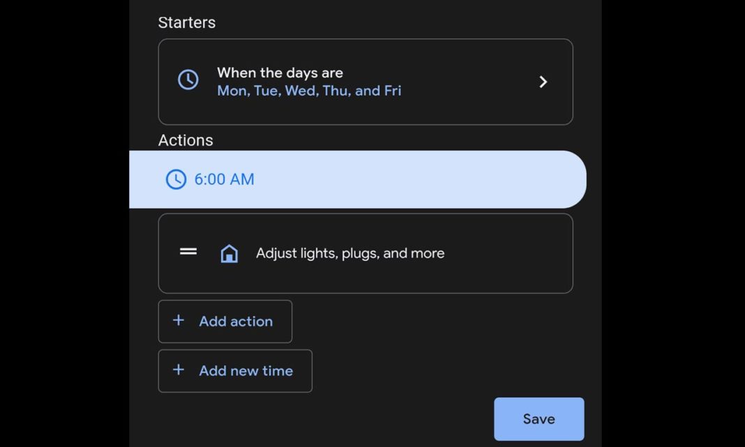 Daylong Routine Google Assistant