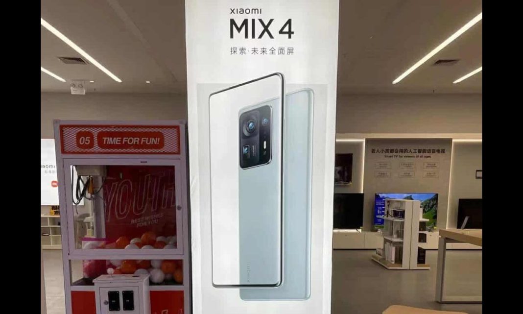 Xiaomi Mi MIX 4 poster in real life