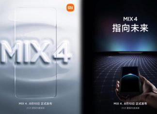 Xiaomi Mi MIX 4 teasers