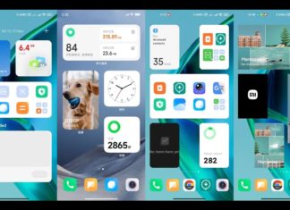 ios style widgets miui