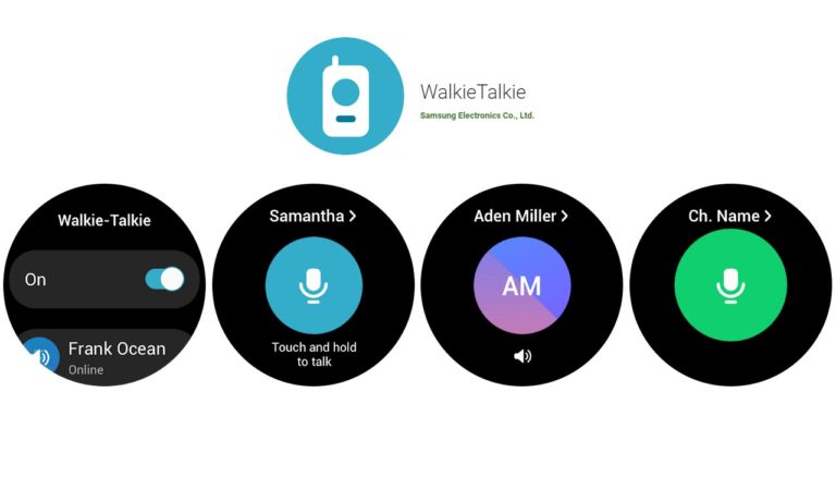 samsung galaxy watch 4 classic walkie talkie