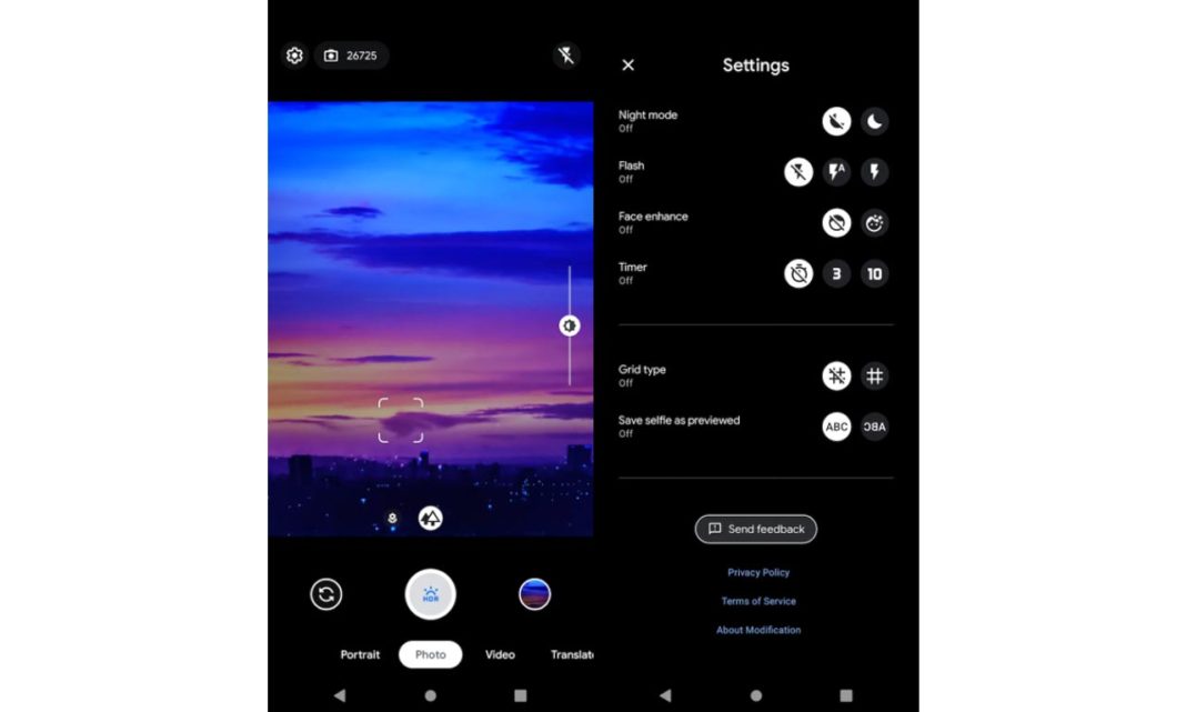 Google Camera Go 2.5 MOD Android Go smartphones