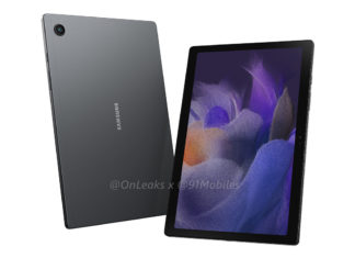 Samsung Galaxy Tab A8 2021 renders specs