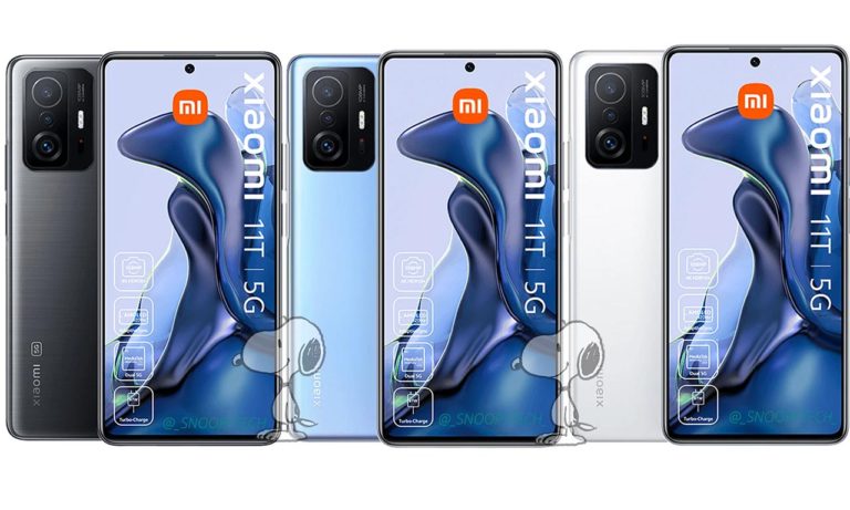 Xiaomi 11T Pro Renders