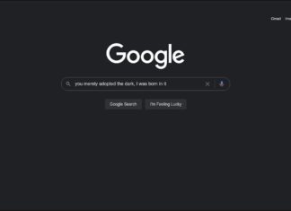 Google.com darkmode