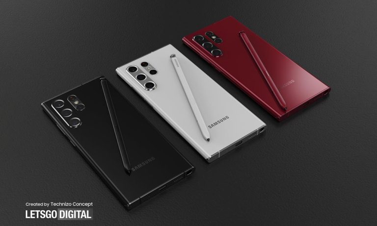 Samsung Galaxy S22 Ultra CAD Renders