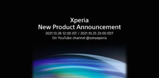 Sony Xperia Event 26 October