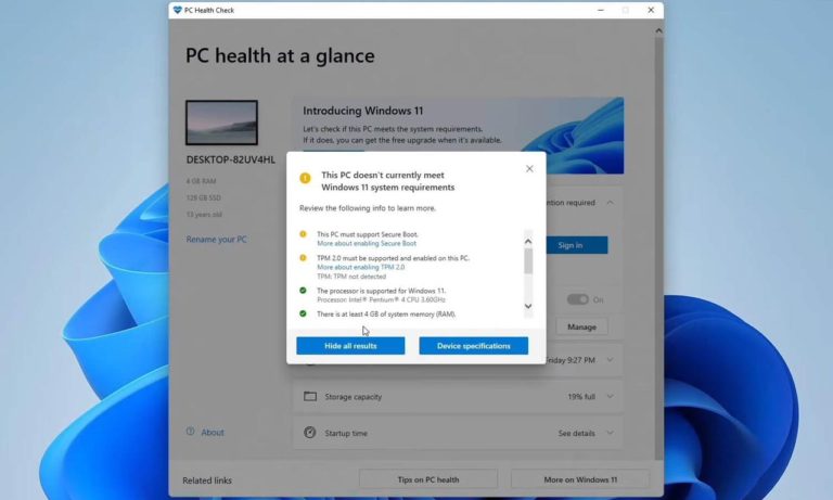 Windows 11 on pentium 4 661