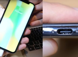 iPhone X USB type-C