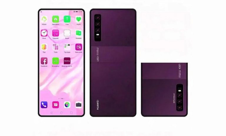 Huawei Clamshell Foldable Smartphone Mate V