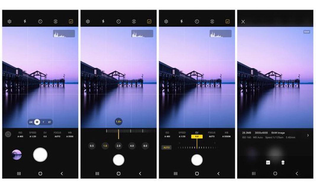 Samsung Galaxy S21 Ultra Expert RAW Camera App