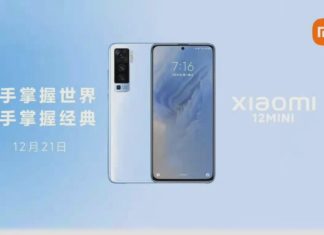 Xiaomi 12 Mini flagship smartphones