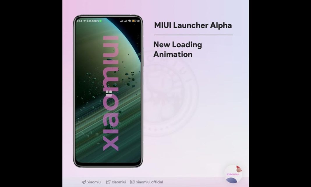 MIUI 13 MIUI Launcher Alpha New Animation