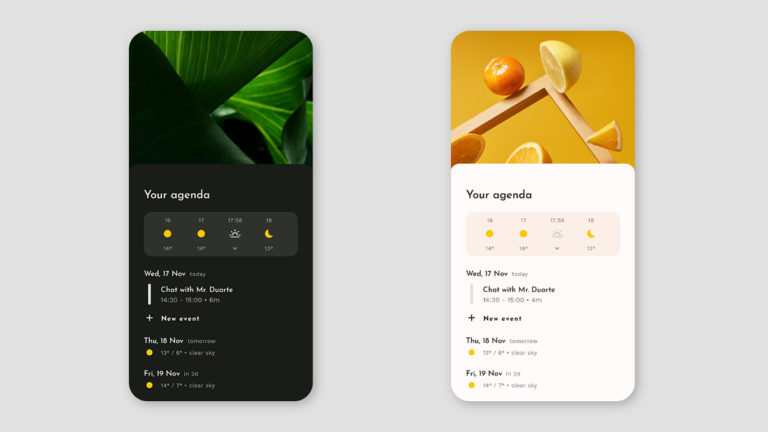Android 12 dynamic theming
