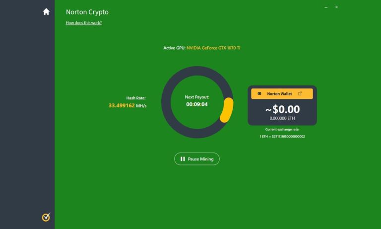 Norton 360 Crypto Miner
