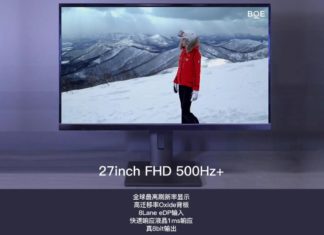 BOE 500Hz Gaming Monitor