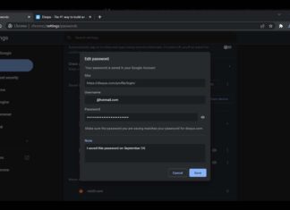 Google Chrome Password Manager