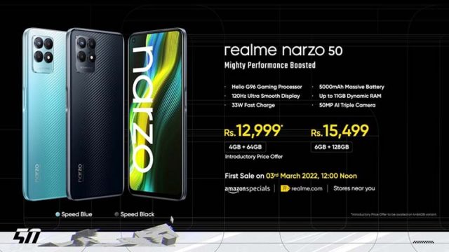 Realme Narzo 50 Launch