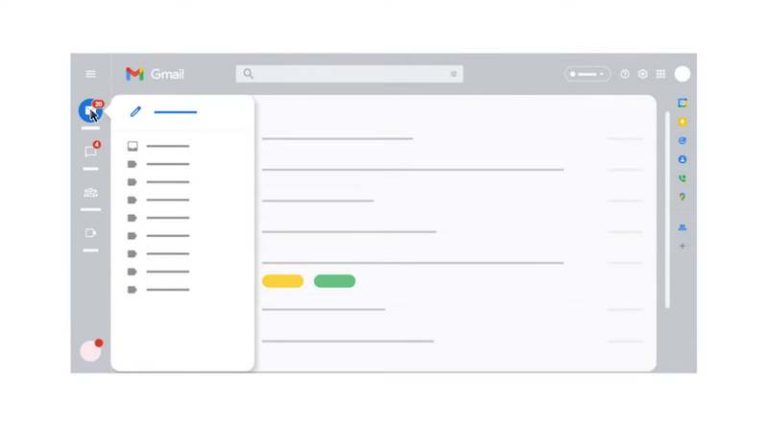 νέο design στο Gmail