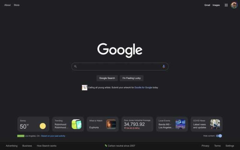 widgets στην μηχανή αναζήτησης