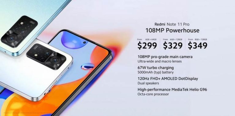 Redmi Note 11 Pro + Pro 5G