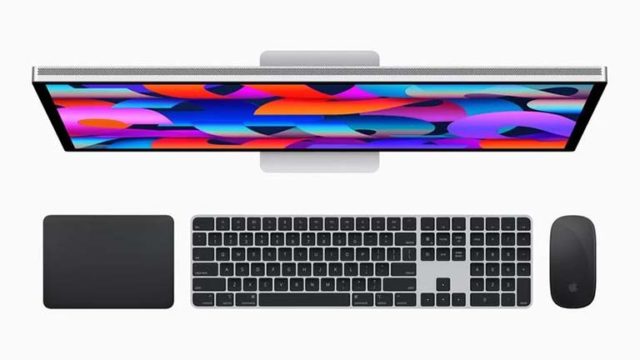 Apple Mac Studio Display Magic Keyboard Mouse Trackpad