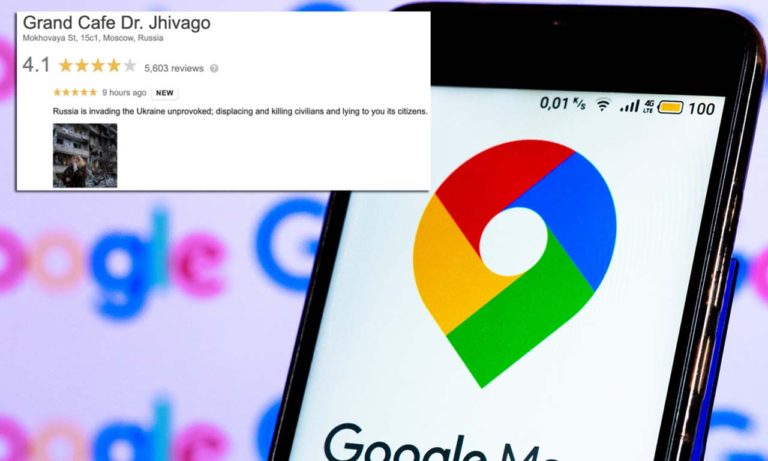 Google Maps Reviews Ukraine Russia News