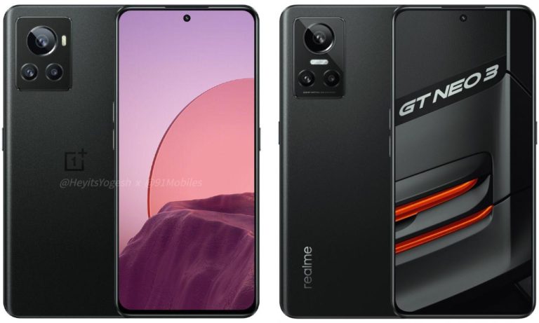 OnePlus 10R Rebrand Realme GT Neo 3