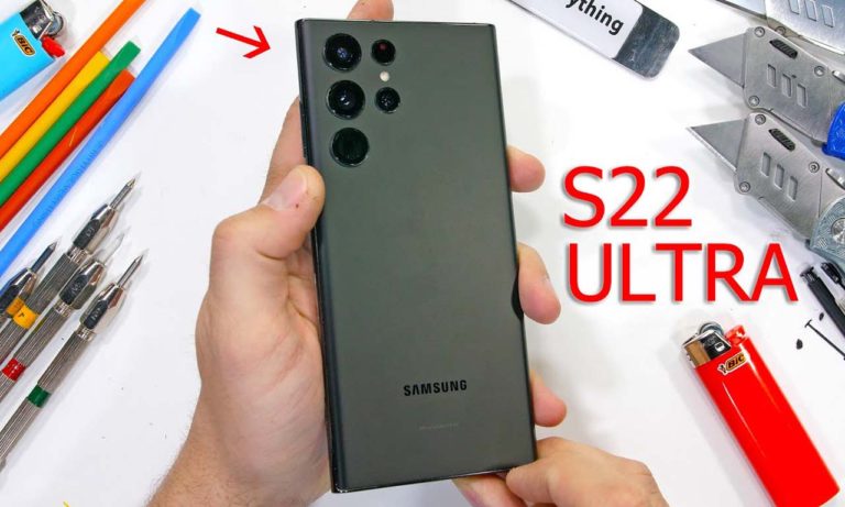 Samsung Galaxy S22 Ultra JerryRigEverything