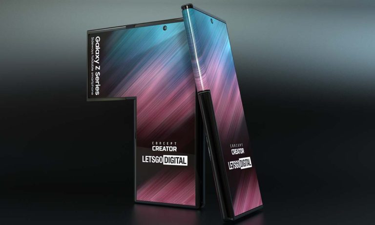Samsung foldable L smartphone panent