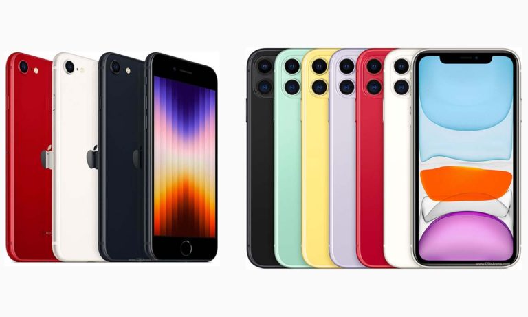 iPhone SE 3 2022 vs iPhone 11