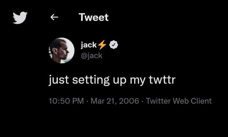 NFT First Tweet