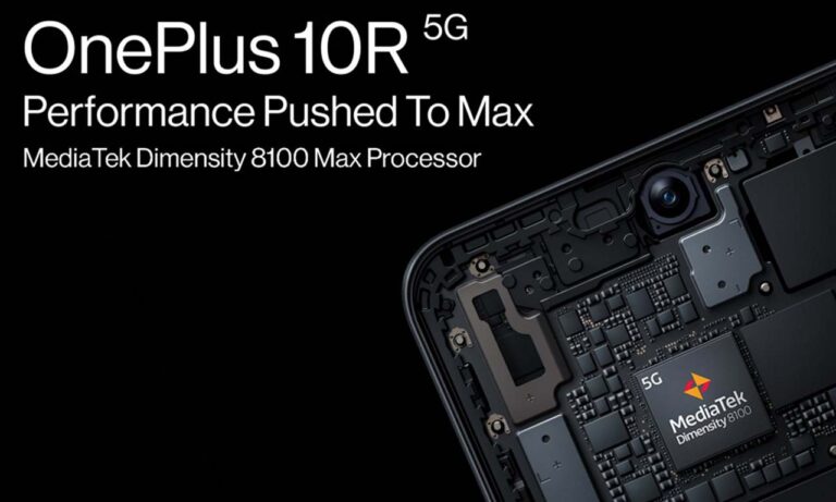 OnePlus 10R MediaTek Dimensity 8100 Max
