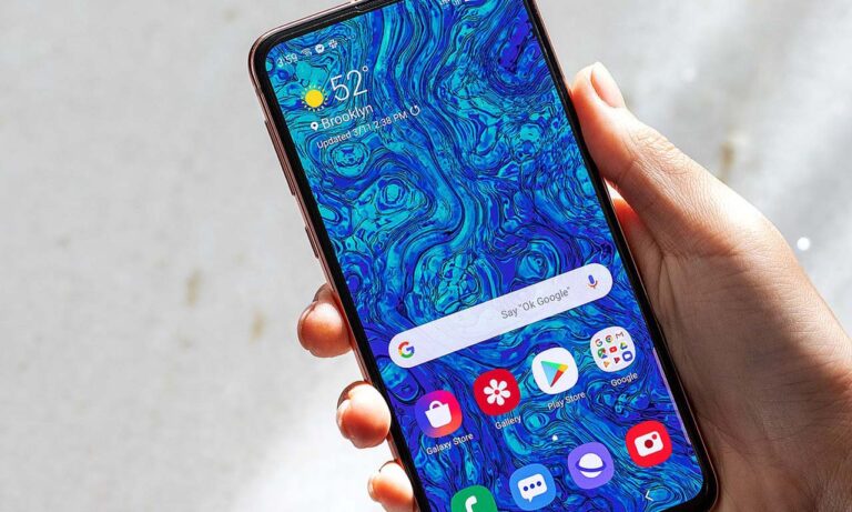 Samsung Galaxy Smartphone Side Fingerprint