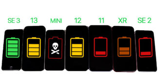 iPhone 13 mini vs SE 2022 battery