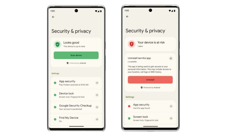 Android 13 Security & privacy