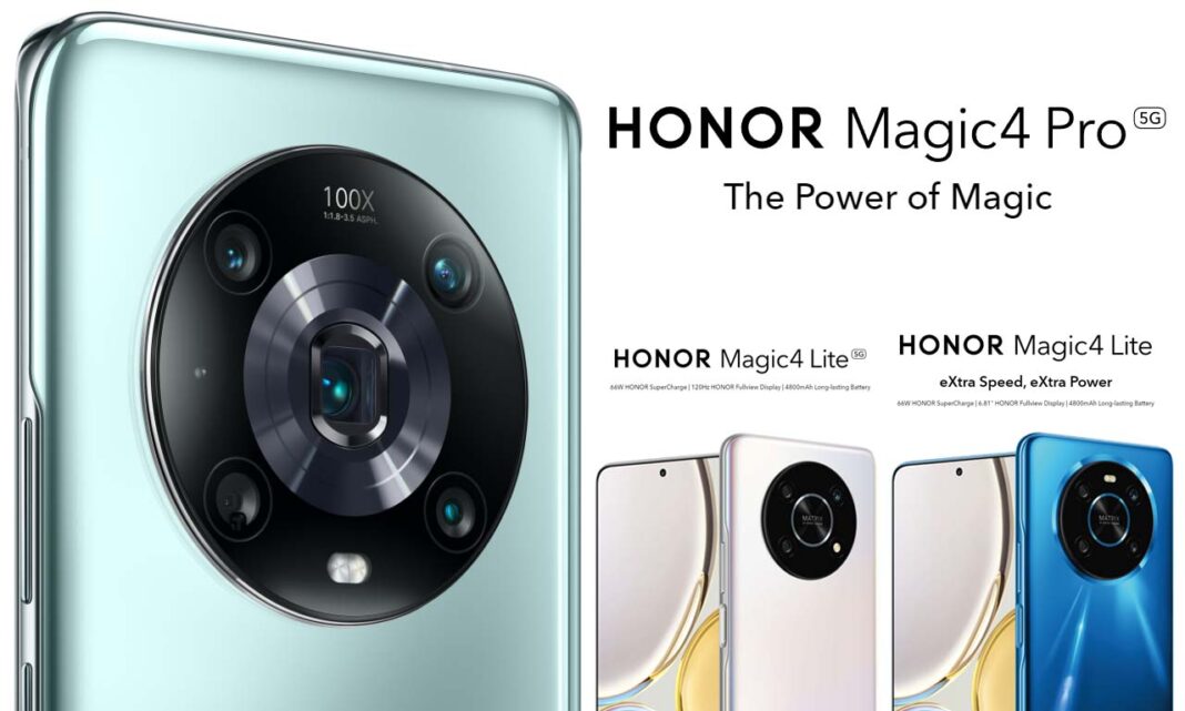 Honor Magic 4 Pro Lite 4G 5G Europe Launch