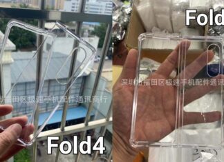 Samsung Galaxy Z Fold 4 Clear Case Leaks