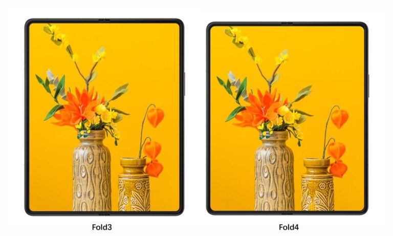 Samsung Galaxy Z Fold 4 Screens Ratio