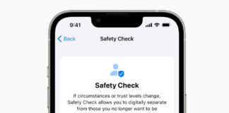 Apple Safety Check iOS 16