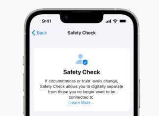 Apple Safety Check iOS 16