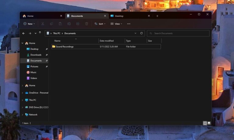 windows 11 καρτέλες εξερεύνηση αρχείων