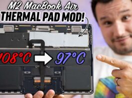 Apple MacBook Air M2 Thermal Pads