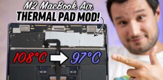 Apple MacBook Air M2 Thermal Pads