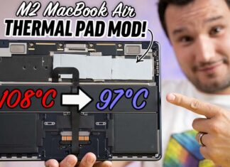 Apple MacBook Air M2 Thermal Pads