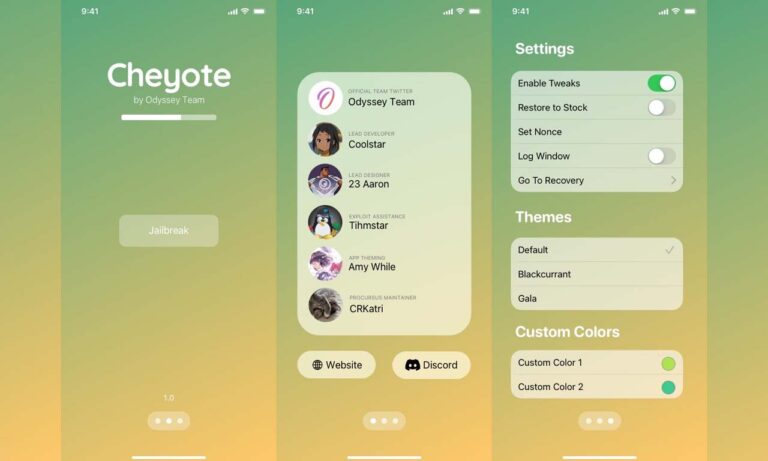 Apple iOS 15 Jailbreak Tool Cheyote