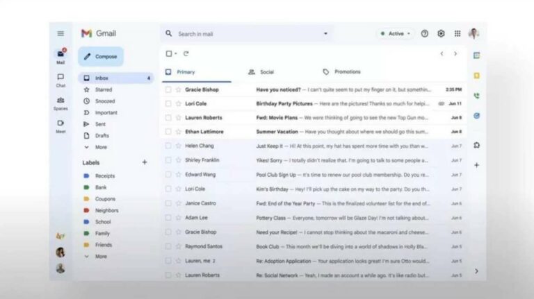gmail new design