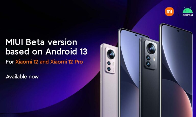 Android 13 Beta MIUI 13 Xiaomi 12 Pro