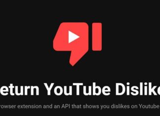 return youtube dislike