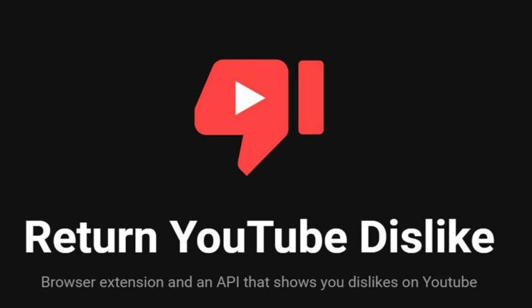 return youtube dislike